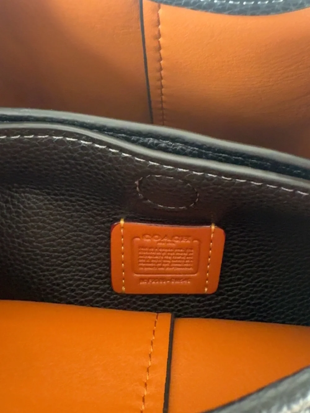 COACH : Black pebbled leather Lana Shoulder Bag 23